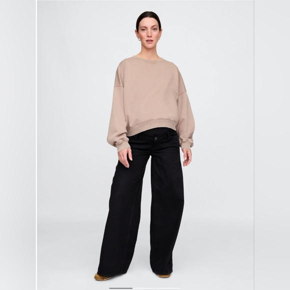 GAP Denim - GAP Maternity True Waistband Full Panel UltraSoft Baggy Jeans